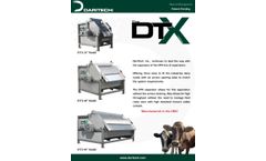 Daritech - Model DTX - Manure Separator System - Datasheet