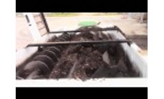 Roto Mix 3410 Composting Bio-Solids Sludge Cake and Wood Chips Video