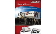 Roto - Model 274-12B - Commercial Series Feed Mixer Trailer - Brochure
