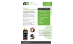 VKIT - Model DTM2 - 2-Channel Thermometer - Brochure