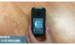 Operational Quick Start Video for the Personal CO2 Monitor (SAN-10) - Video