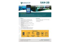 CO2Meter - Model SAN-20 - Personal O2 Safety Monitor - Brochure