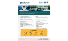 GasLab Plus - Model CM-507 - CO2 and Ammonia Multi Gas Detector - Brochure