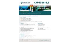 CO2Meter - Model CM-1026-5 - CO2 Storage Safety Strobe Tower - Brochure