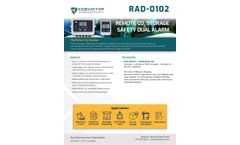 CO2Meter - Model RAD-0102 - Remote CO2 Storage Safety Dual Alarm System - Brochure