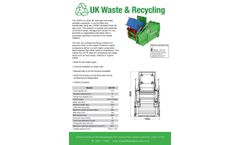UKWR - Model UK P9 - Wet Waste Portable Compactor- Brochure