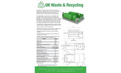 UKWR - Model UK90 - Static Waste Compactor- Brochure