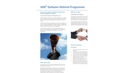 SHE Software Referral Programme Brochure
