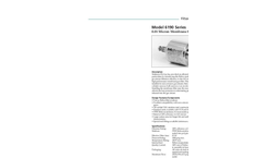Model 6190 Series - Micron Membrane Gas Filter Brochure