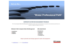 Water Professional Path Brochure