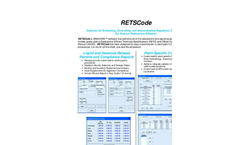 RETSCode - Microsoft Windows PC-Based Software Datasheet