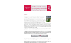 Carbon Dioxide Sensing for Controlled Environment Horticulture - Applications Notes