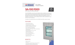 Advanced Sensors SA-100/1000 Side Stream Oil in Water Analyzer - Datasheet