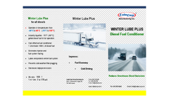 Winter Lube Plus - Multi-Purpose High Quality Winter Diesel Additive Fuel Conditioner Brochure