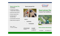 Diesel Lubricator Plus - Stabilizes and Lubricates Diesel Fuel Moisture Control Technology (MCT) Brochure