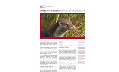 Protected Species Survey, Advice & Licencing Specification