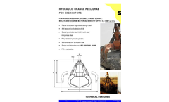 Stemm - Model PHNA-3,5 - Hydraulic Orange Peel Grab for Excavators Brochure