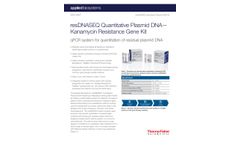 resDNASEQ - Quantitative Plasmid DNA - Kanamycin Resistance Gene Kit - Datasheet