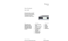 Model GA320 - Gas Analyzer Brochure