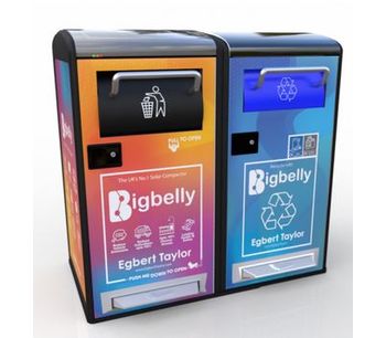 Bigbelly - Model HC5/SC5 - Double Smart Waste and Recycling System