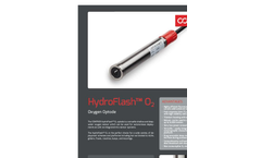 HydroFlash - Model O2 - Versatile Shallow and Deepwater Oxygen Sensor  Brochure