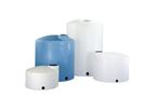 Vertical Storage Plastic Tanks for Indoor and Outdoor Storage