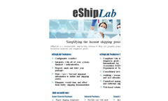 eShipLab - Hazmat Shipping Solution - Brochure