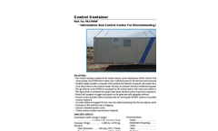 Microtunneling Control Container Brochure