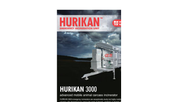 Emergency Mobile Incinerators – Hurikan 3000E Series – Brochure