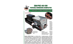 Model EM-PSC - Portable Shredder/Compactor Brochure