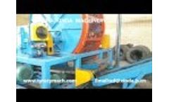 Complete Tire recycling Rubber Granule Plant Video