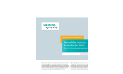 Natural Gas Industry Expander Gas Plant - Application Note