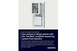 Gas Analysis in Biogas Plants with the "Set BGA" Complete Measuring System from Siemens - Brochure