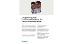 Siemens - Model DMT Series - Liquid and Gas Multivariable Flow Meter - Brochure