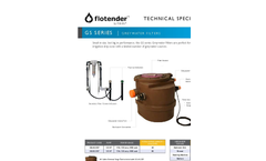 GS Series Greywater Filters Datasheet