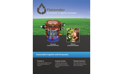 Flotender - Greywater Irrigation System - Brochure
