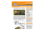 ALL Power Labs Powertainer - Model PT150 - Compact and Cost-Optimized Biomass Power Generation System - Brochure