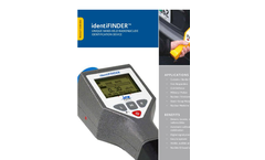 identiFINDER Portable Radiation Detector Brochure