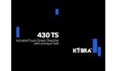 Kobra 430 TS - Industrial Touch Screen Shredder with Conveyor Belt (USA) Video