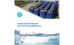 DEVISE ULTRA-CLEAR  BIOPLANT - Innovative Package MBR Plant