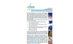 Unique Technical Advantages of DEVISE Packaged Wastewater Treatment Plants HIGH RATE BioPlants - Brochure