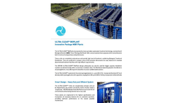 DEVISE ULTRA CLEAR BioPlant: Innovative Package MBR Plants - Brochure