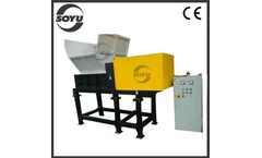 SOYU - Model SYU33100 - Two Shaft Shredder, Rotor Shear, Double Shaft Waste Shredder