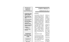 Cryptosporidium/Giardia Testing (USEPA Method 1623) Brochure
