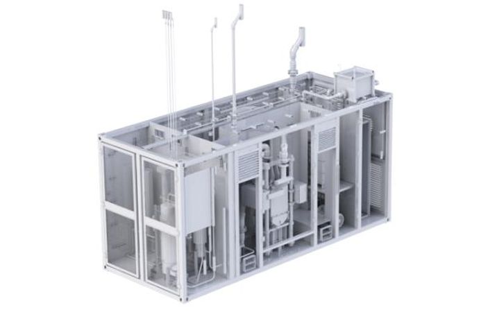ITM - Model HGas1SP - Small Containerised PEM Electrolyser Hydrogen Generation System
