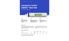 Aquaporin DWRO - Model 1812-100 - Drinking Water Reverse Osmosis Datasheet