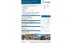 Kliux - Wind and Solar Hybrid System - Datasheet