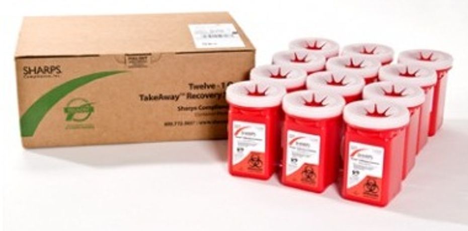 Sharps - Twelve 1-Quart TakeAway Recovery System