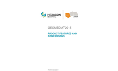 GeoMedia 2015 Product Description - Technical Documents 