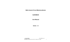 Model MCM400 - Multi-channel Circuit Metering System - Manual